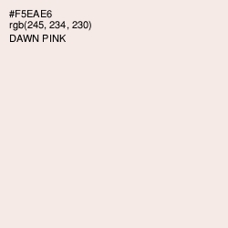 #F5EAE6 - Dawn Pink Color Image